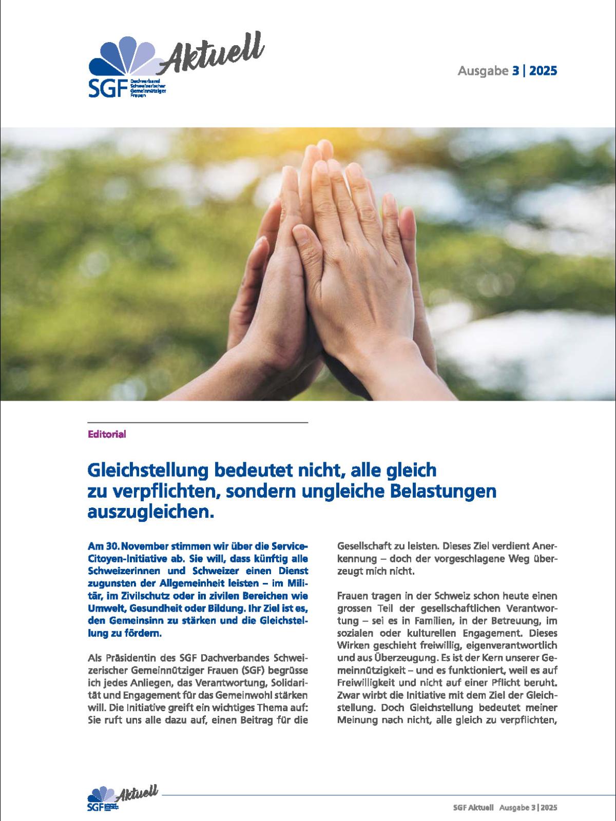 SGF-Aktuell 3-2025